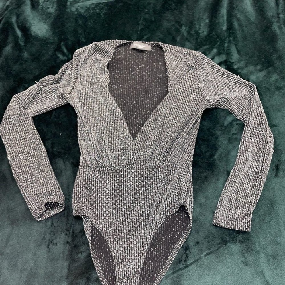 Black Sparkly Bodysuit